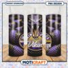 Minnesota Vikings tumbler design features a fierce snake, stylish and unique drinkware option