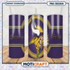 Minnesota Vikings tumbler cup design, perfect for fans and gifts