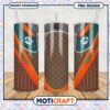 Miami Dolphins Tumbler PNG Design, Stylish and Functional Drinkware