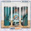 Miami Dolphins Tumbler for Fans, Enjoy Your Favorite Drink On the Go