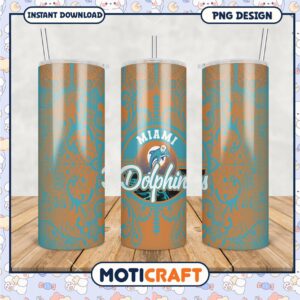 Miami Dolphins Tumbler Design, Stylish and Functional Drinkware