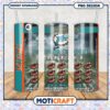 Miami Dolphins Tumbler Design, Perfect for Game Day Fun