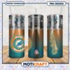 Miami Dolphins Tumbler Design, Perfect for NFL Fans and Gifts