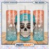 Miami Dolphins Skull Tumbler, Artistic Design for Fans and Collectors 2 Miami Dolphins Skull Tumbler, Artistic Design for Fans and Collectors