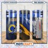 Los Angeles Rams tumbler with team colors, perfect for fans and collectors