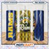 Los Angeles Rams tumbler set, stylish design for fans and gifts 2 Los Angeles Rams tumbler set, stylish design for fans and gifts
