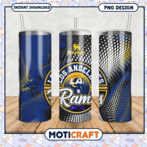 Los Angeles Rams tumbler cup, stylish and functional design for fans