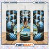Los Angeles Chargers tumbler with snake design, perfect for fans 2 Los Angeles Chargers tumbler with snake design, perfect for fans