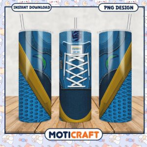 Los Angeles Chargers tumbler design for sports fans, perfect gift idea
