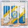 Los Angeles Chargers tumbler design bold and vibrant colors, perfect for fans