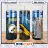 Los Angeles Chargers tumbler cup design, perfect for fans everywhere