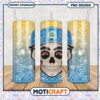 Los Angeles Chargers skull tumbler design, perfect for fans and gifts 2 Los Angeles Chargers skull tumbler design, perfect for fans and gifts