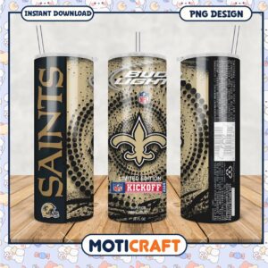 Limited Edition Saints Tumbler for NFL Kickoff, Perfect Gift Idea