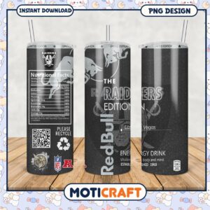 Limited Edition Raiders Tumbler, Perfect for Every Fan's Collection