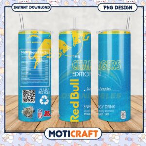 Limited Edition Chargers Tumbler, Perfect for Energy Drinks