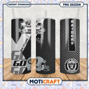 Las Vegas Raiders tumbler, stylish and perfect for fans