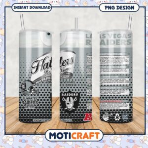 Las Vegas Raiders tumbler, eliminates haters and cynics easily