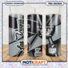 Las Vegas Raiders tumbler with sleek design, perfect for fans
