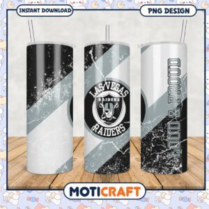 Las Vegas Raiders tumbler set, stylish and perfect for fans