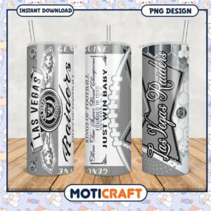 Las Vegas Raiders Tumbler Set, perfect for game day fans