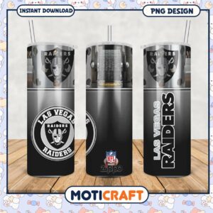 Las Vegas Raiders tumbler PNG design, perfect for fans and gifts