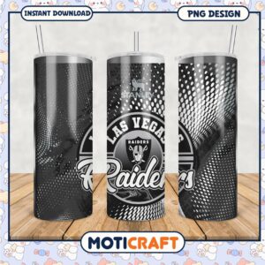 Las Vegas Raiders tumbler design, stylish and durable for everyday use
