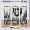 Las Vegas Raiders tumbler cup for NFL fans, stylish and durable