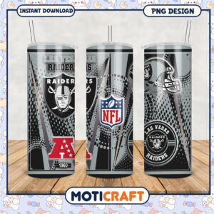 Las Vegas Raiders tumbler 20 oz for NFL fans, stylish and practical