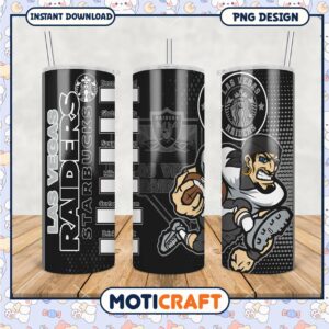 Las Vegas Raiders Starbucks Tumbler, Perfect for Fans on the Go