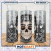 Las Vegas Raiders skull tumbler design for sports fans, unique and stylish drinkware option