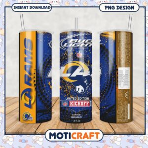 LA Rams NFL Tumbler Cup, perfect for game day celebrations