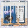 Kool Aid Tumbler Blue Panther Design, Fun Drinkware for Fans