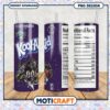 Kool Aid purple tumbler, enjoy refreshing drinks daily with style