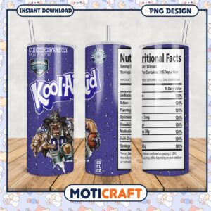 Kool Aid Midnight Star Tumbler, Fun and Functional Design for All