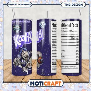 Kool Aid inspired tumbler, perfect for hydration on the go