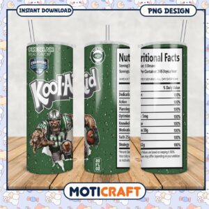Kool Aid Inspired Tumbler, Perfect for Sports Fans and Gatherings