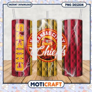 Kansas City Chiefs tumblers set for fans, perfect for game day use
