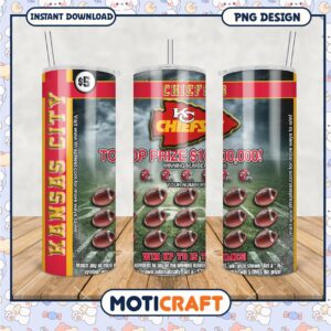 Kansas City Chiefs tumbler, perfect for game day celebrations