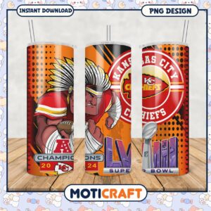 Kansas City Chiefs tumbler set, perfect for game day fans