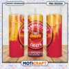 Kansas City Chiefs tumbler design, perfect for game day enthusiasts