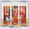 Kansas City Chiefs tumbler design for fans, perfect for game day