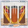 Kansas City Chiefs tumbler cup design, perfect for game day events