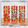 Kansas City Chiefs tumbler cup design is perfect for football fans, show your team spirit while enjoying your favorite beverage