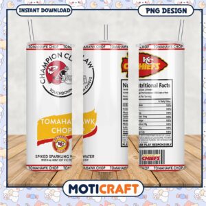 Kansas City Chiefs Tomahawk Chop Tumbler PNG, Perfect for Fans