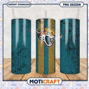 Jaguars Themed Tumbler PNG Design for Sports Fans, Perfect for Gifts
