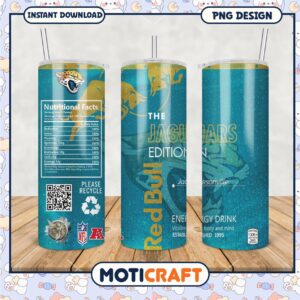 Jaguars Edition Red Bull Tumbler, Energize with Style and Fun