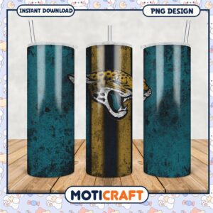 Jaguar Pattern Tumbler PNG Design, Perfect for Game Day Drinks