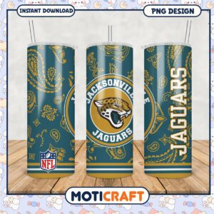 Jacksonville Jaguars tumbler with stylish design, perfect for fans