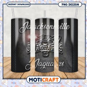 Jacksonville Jaguars tumbler design, stylish and personalized drinkware
