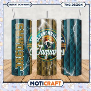 Jacksonville Jaguars tumbler design for fans, stylish and durable option